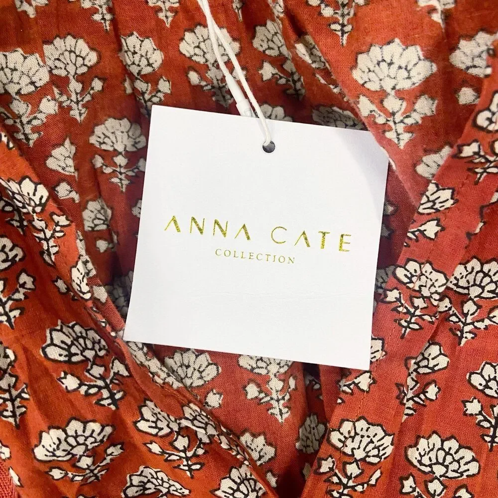 Anna Cate Honey on Miami Isabella Dress Red/Geko Women’s Size Small - Picture 4 of 12